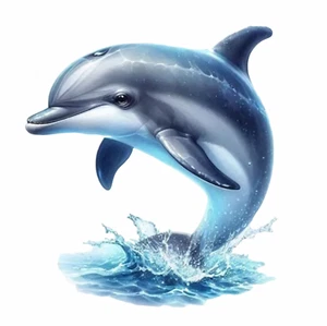 Pegatinas de delfines vida marina acuática vinilo arte pegatina baño decoración calcomanía gráfica - Imagen 1 de 4