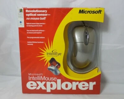 Boxed Microsoft IntelliMouse Explorer - Laser - Wired - USB (B75-00001) - Image 1 of 2
