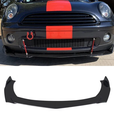 For Cadillac Escalade Universal Front Bumper Lip Spoiler Splitter Glossy Black Foto 1 de 4