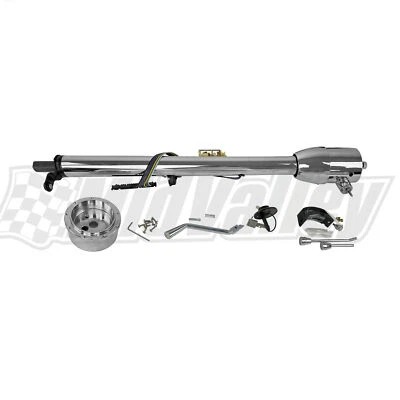 33" GM Chrome Style Tilt Steering Column Automatic Shift with Key - Image 1 of 4