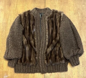 Vintage 70s Women’s Fur Jacket Coat Small / Medium Kramer’s Of New Haven - Bild 1 von 8