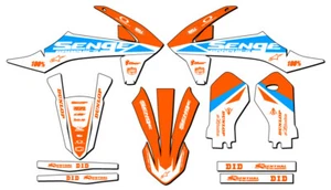 Kit de gráficos SX-E5 2020-2024 BINARIO blanco Senge compatible con KTM - Imagen 1 de 10