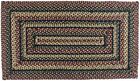 IHF Home Decor Rectangle Floormat Braided Area Rug Blackberry 20