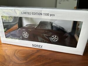 Norev 1996 Porsche 911 Carrera 1:18 187596 BLACK 993 New in Box