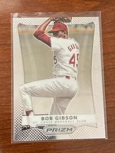 BOB GIBSON 2012 PANINI PRIZM ST LOUIS CARDINALS CARD #137