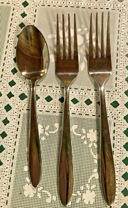 ONEIDA STAINLESS FORKS SPOON - SET of 3 - Picture 1 of 6