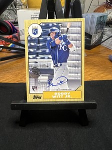 2022 Topps Series 2 - 1987 Topps Baseball Autographs #87BA-BW Bobby Witt Jr....
