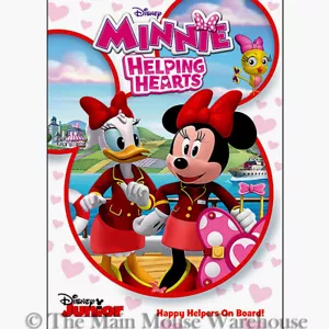Disney Junior Mickey Mouse Clubhouse Minnie and Daisy Helping Hearts Kids DVD - Foto 1 di 1