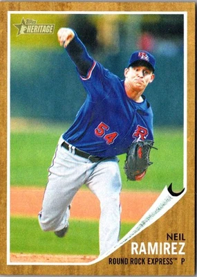 2011 Topps Heritage Minor League Neil Ramirez #181 Round Rock Express - Image 1 of 2