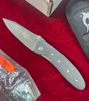 MicroTech Lightfoot Black Carbon Fiber Tactical 2003 New Old Stock NOS Complete - Image 1 of 4