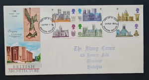 Great Britain 1969 "Architecture" FDC Doncaster Cancel As Picture. . - Picture 1 of 2