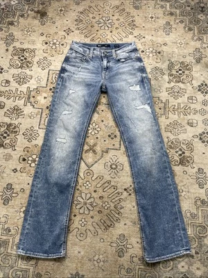 BKE Aiden Jeans Mens 27x32 Blue Denim Stretch Medium Wash - Image 1 of 4