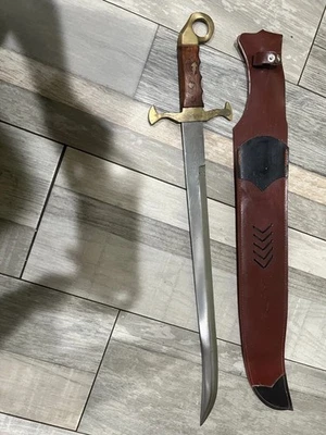 Authentic Ottoman Style Turkish Carved Sword. Made In Pakistan. 28 Inches Long - Image 1 of 4