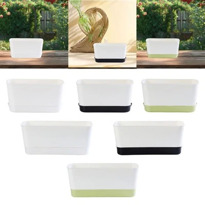 Window Box Planter Simple Vegetables Grow Container for Patio Porch Balcony - Image 1 of 2