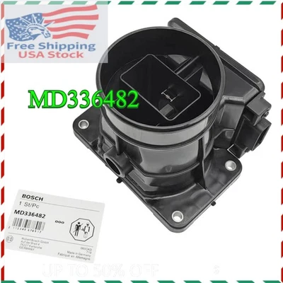 MD336482 Mitsubishi Montero Challenger Galant 3.5L 3.8L Mass Air Flow Meter US Foto 1 de 4