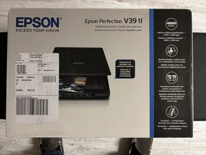 Epson Perfection V39 II Color Photo & Document Scanner – 4800 dpi w/ Box - Picture 1 of 5