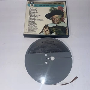 Verdi Falstaff Leonard Bernstein Reel to Reel Tape 4 Track 7 1/2 IPS Leader Tape - Foto 1 di 4
