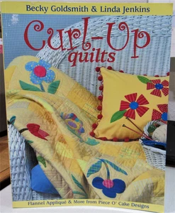 Curl-Up Quilts FLANELL APPLIKATION Muster Piece of Cake Designs Quilten Buch C&T - Bild 1 von 7