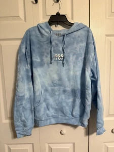 Sudadera con capucha Taylor Swift 1989 versión Taylor azul tie dye ~ TALLA MEDIANA ~ ¡NUEVA! - Imagen 1 de 7