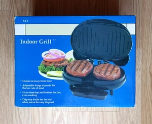 KB-1 INDOOR GRILL Countertop Grill Small Appliance HOUSEHOLD USE ONLY SEALED NEW - Picture 1 of 12