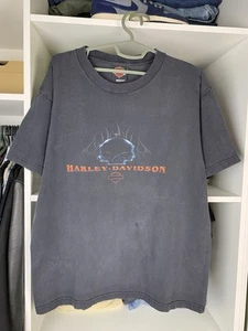 Vintage 2000s Harley Davidson Skagit Made in USA T-shirt Size L - Picture 1 of 24