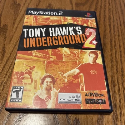 Tony Hawk's Underground 2 (Sony PlayStation 2, 2004) PS2 CIB COMPLETE - Image 1 of 4