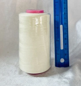 1 Big Spool BUTTERMILK Serger Overlocker Sewing Machine Thread 6000 Yards T27 - Picture 1 of 4