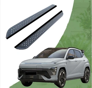 2PCS Running Board fits for Hyundai KONA 2024 2025 Side Step Nerf Bar Aluminum - Picture 1 of 18