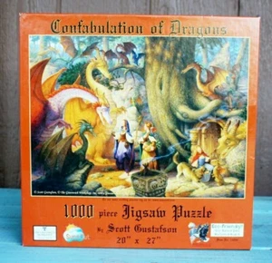 Rompecabezas Suns Out Confabulation of Dragons 1000 piezas Scott Gustafson completo - Imagen 1 de 5
