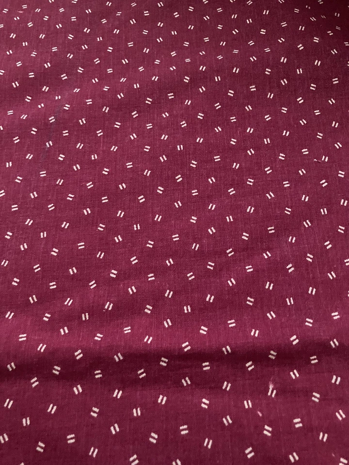 Red Cotton Fabric, 1/2 Yard - Image 1 of 1