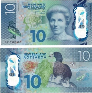 2015 New Zealand  10 Dollar Banknote P192 UNC - Picture 1 of 1
