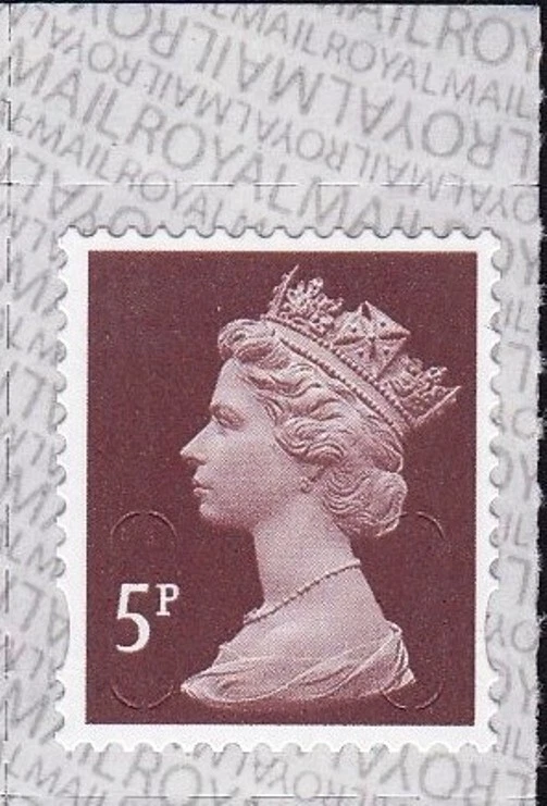 QE2 - 2018 MNH  5p  With Overlay M18L MAIL from Counter Sheet   PB  Ls - Image 1 of 1