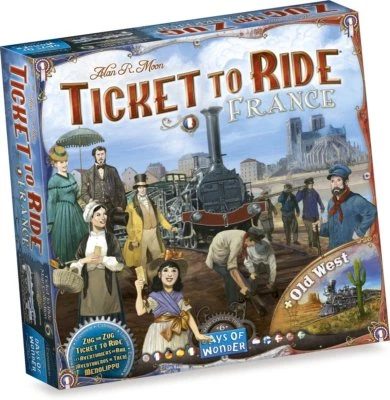Ticket To Ride France & Old West Map Collection #6 Game DOW DO7228 Expansion  - Image 1 of 3