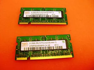 Dell Latitude D810 Laptop 1GB (2x 512MB) 533Mhz Memory RAM * HYMP564S64BP6-C4 AB - Picture 1 of 4