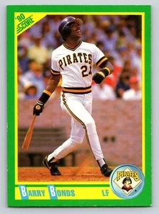 Tarjeta comercial Barry Bonds 1990 puntaje #4 MLB béisbol Pittsburgh Pirates - Imagen 1 de 2