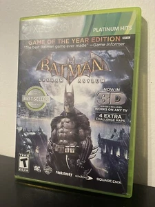 Batman: Arkham Asylum Game of the Year Edition Microsoft Xbox 360, 2010 Complete - Picture 1 of 3