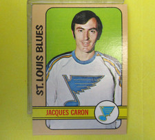 JACQUES CARON  1972-73   VINTAGE  Topps #86  St. Louis Blues