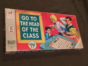 Go to the Head of the Class Milton Bradley Family Board Game #4175 1967 Complete - Picture 1 of 8
