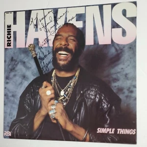 Richie Havens SIGNED AUTOGRAPHED Vinyl LP Simple Things 1987 NM - Imagen 1 de 6