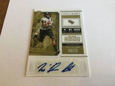 Tre'Quan Smith AUTO~RC Contenders College Ticket 2018 Rookie Autograph SP #283 - Image 1 of 2