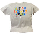 Lifted Research Group LRG Cool Design Gray T-Shirt Mens Size Medium Short Sleeve