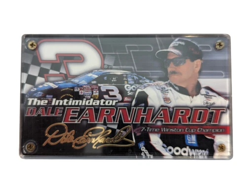Dale Earnhardt #3 card 24K gold signature plaque 2001 RCI Nascar collectible Cover