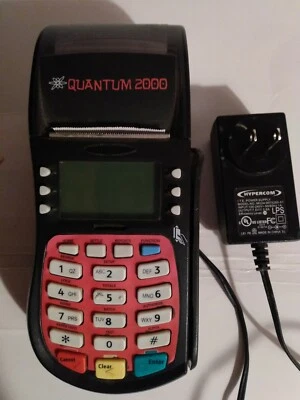 Máquina de cartão de crédito Quantum 2000 modelo # T4210 - Imagem 1 de 4