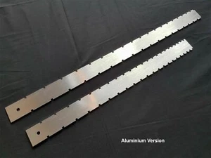 Aluminium Notched Straightedges for Bass Fingerboards - Picture 1 of 3