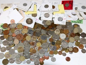 Foreign Coin Collection! 430+ different coins, many in flips, 100 Countries - Picture 1 of 13