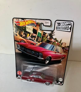 Hot Wheels Premium Car Culture Boulevard '64 Buick Riviera #23 Red - Picture 1 of 6
