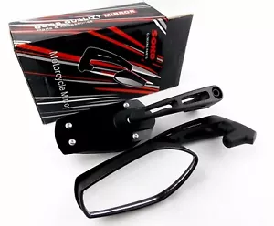 ESPEJOS RETROVISORES UNIVERSALES HONDA YAMAHA KAWASAKI SUZUKI NEGRO M SOKO - Imagen 1 de 4