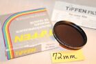 NEUF filtre combiné vintage Tiffen 72 mm 85 BN6, filtre 85 B avec 2 stop densité neutre