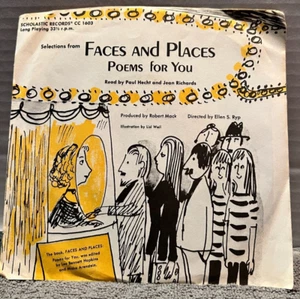B99 Paul Hecht/Jean Richards: Faces And Places Poems For You, Scholastic CC 1603 - Imagen 1 de 4