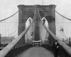 Brooklyn Bridge New York City NYC 8X10 Foto Bild East River Manhattan #30 - Bild 1 von 1